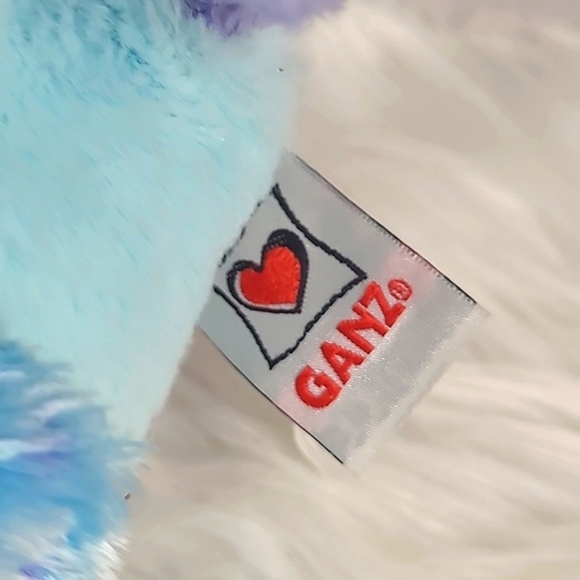 Retired GANZ Webkinz Blufadoodle Bird Blue Peacock Stuffed Animal Plush Toy 11" - Picture 7 of 17
